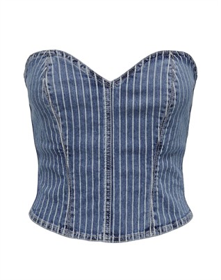 Kirsi Corset Denim Top